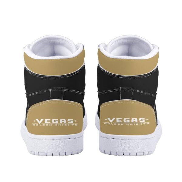 Tubopro Vegas Golden Knights AJ1 High Sneakers Shoes For Men And Women - Image 4