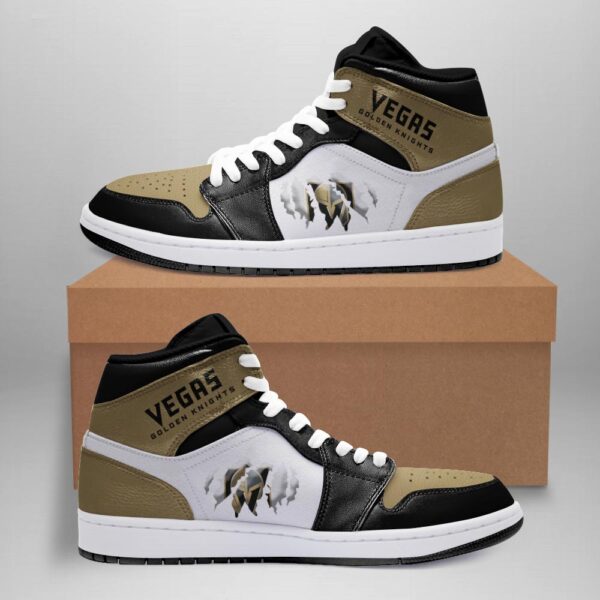 Tubopro Vegas Golden Knights AJ1 High Sneakers Shoes For Men And Women