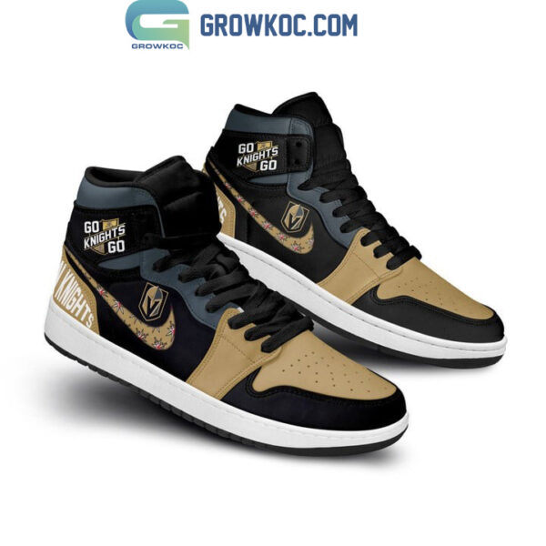 Tubopro Vegas Golden Knights AJ1 High Sneakers Shoes For Men And Women