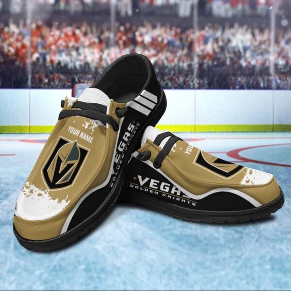 Tubopro Vegas Golden Knights Hey Dude Shoes For Men And Women - Image 2