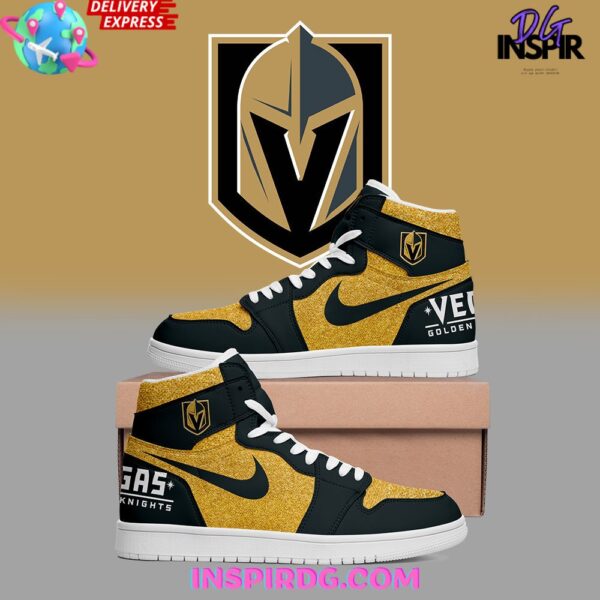 Tubopro Vegas Golden Knights High Sneakers Shoes For Men And Women