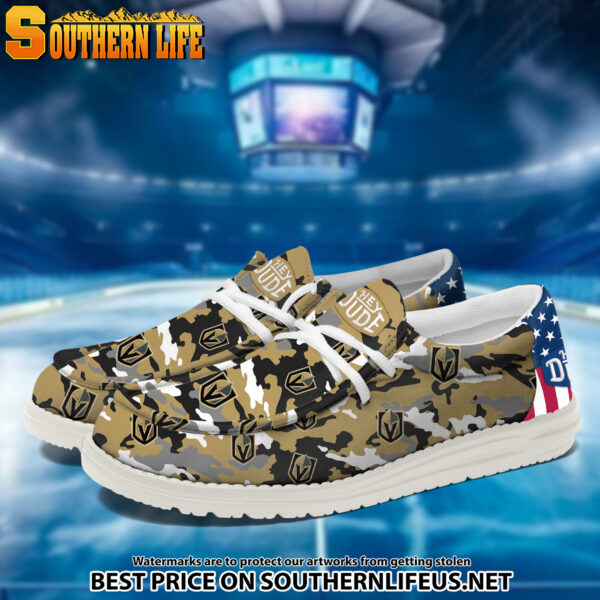 Tubopro Vegas Golden Knights Personalized Hey Dude Shoes For Men And Women - Image 2