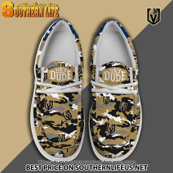 Tubopro Vegas Golden Knights Personalized Hey Dude Shoes For Men And Women