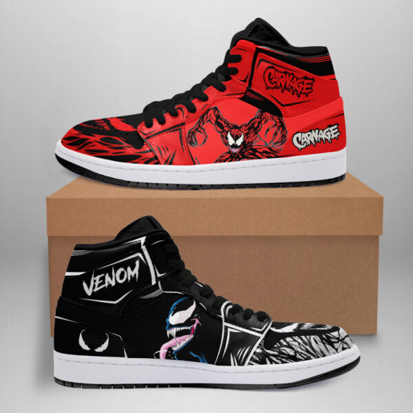 Tubopro Venom AJ1 High Sneakers Shoes For Men And Women - Image 2
