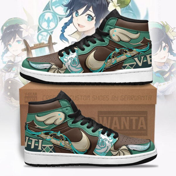 Tubopro Venti Sw Genshin Impact AJ1 High Sneakers Shoes For Men And Women