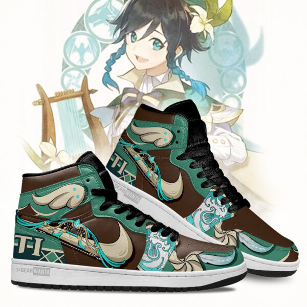 Tubopro Venti Sw Genshin Impact AJ1 High Sneakers Shoes For Men And Women - Image 3