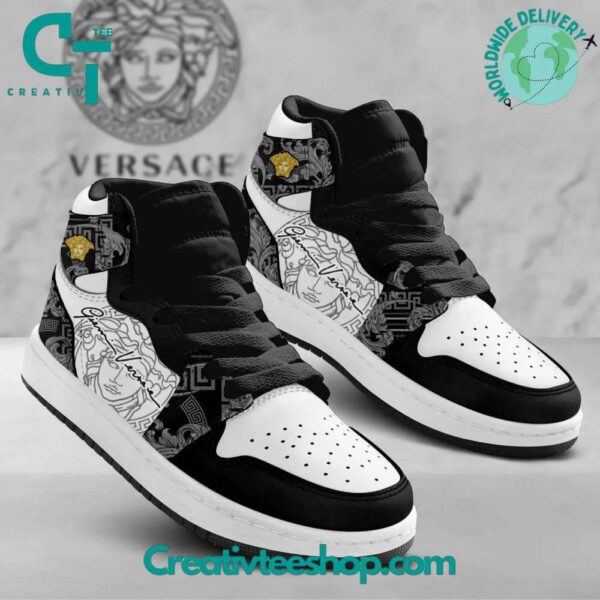 Tubopro Versace AJ1 High Sneakers Shoes For Men And Women - Image 2