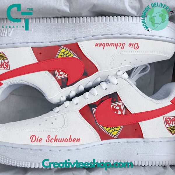 Tubopro VfB Stuttgart Air Low-Top Sneakers Shoes For Men And Women - Image 2