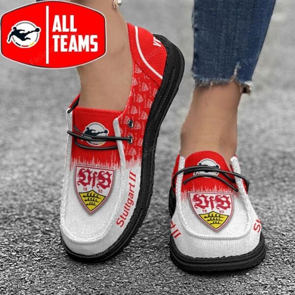 Tubopro VfB Stuttgart Personalized Hey Dude Shoes For Men And Women
