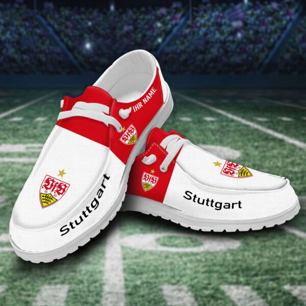 Tubopro VfB Stuttgart Personalized Hey Dude Shoes For Men And Women