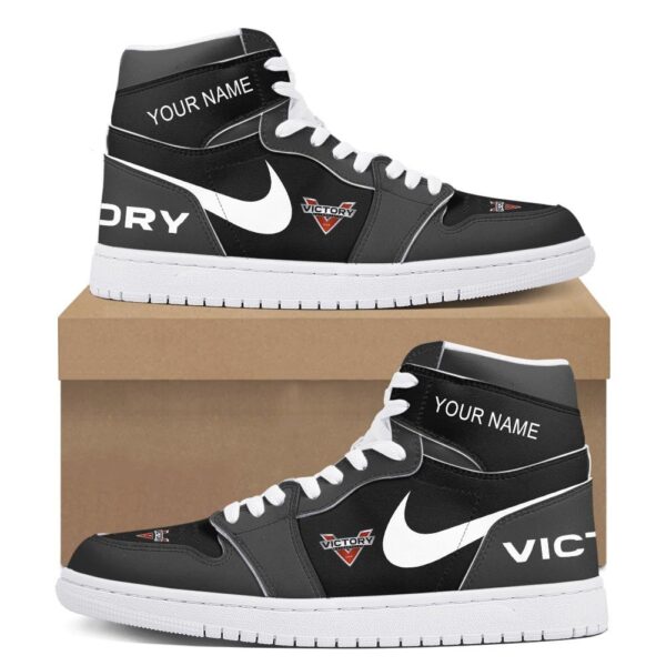 Tubopro Victory Motorcycle AJ1 High Sneakers Shoes For Men And Women - Image 2