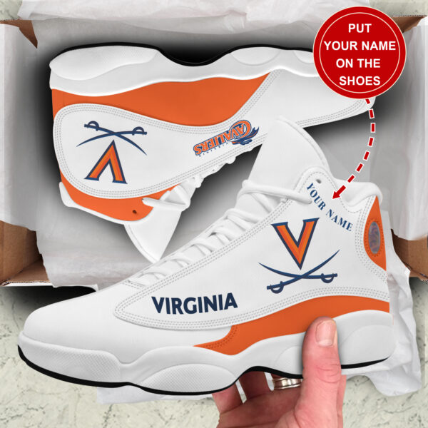Tubopro Virginia Cavaliers AJ13 Sneakers Shoes For Men And Women
