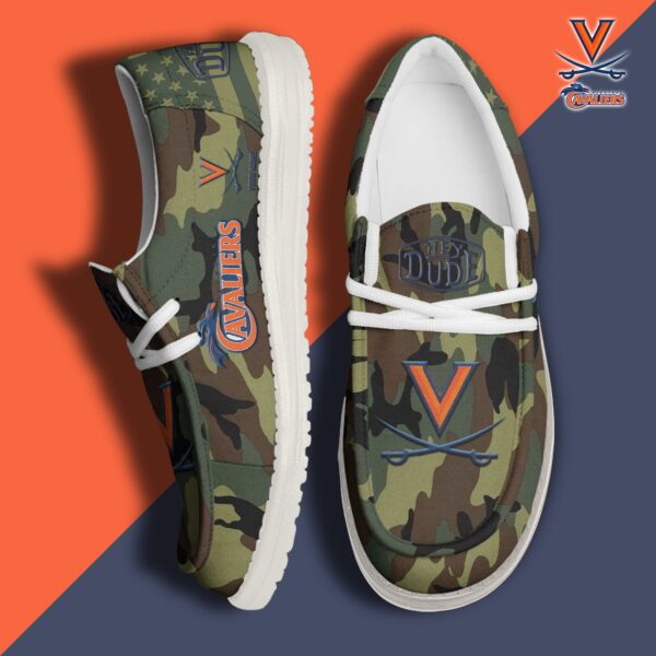 Tubopro Virginia Cavaliers Personalized Hey Dude Shoes For Men And Women