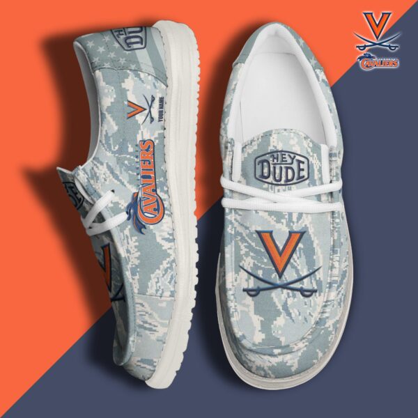 Tubopro Virginia Cavaliers Personalized Hey Dude Shoes For Men And Women