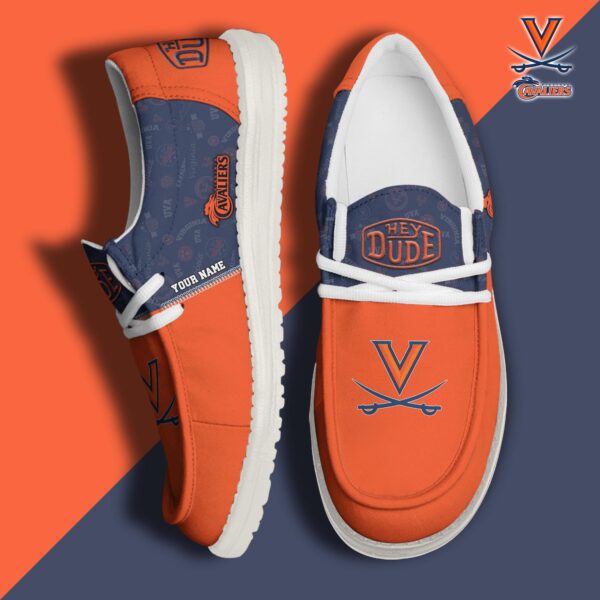 Tubopro Virginia Cavaliers Personalized Hey Dude Shoes For Men And Women