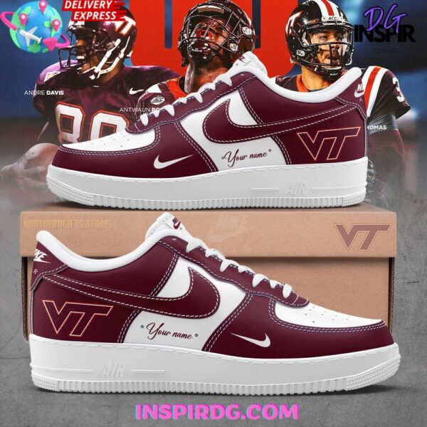 Tubopro Virginia Tech Hokies Air Low-Top Sneakers Shoes For Men And Women