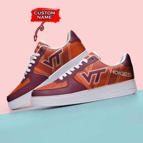 Tubopro Virginia Tech Hokies NCAA Air Low-Top Sneakers Shoes For Men And Women - Image 3