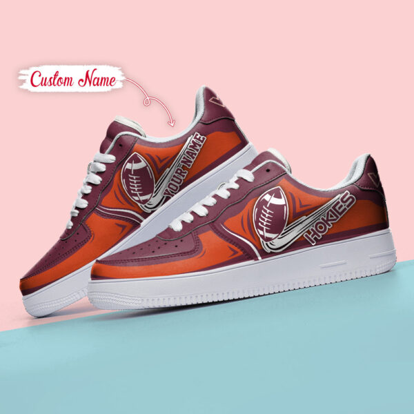 Tubopro Virginia Tech Hokies NCAA Air Low-Top Sneakers Shoes For Men And Women - Image 4