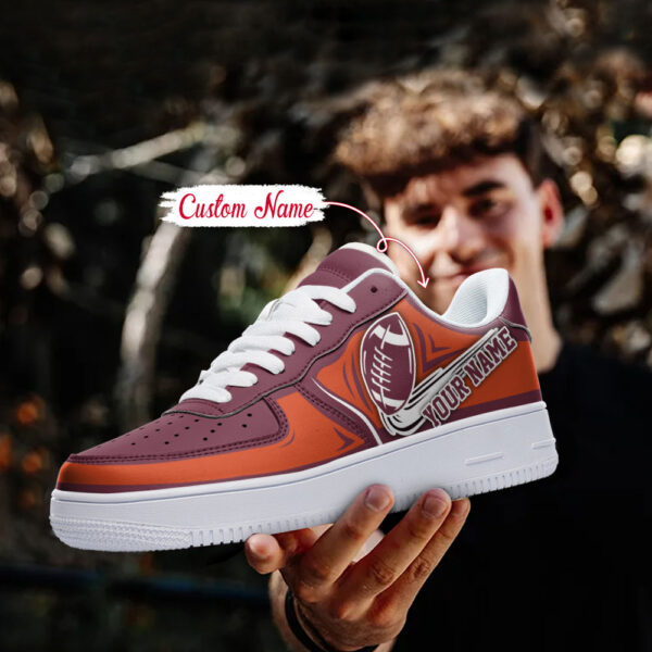 Tubopro Virginia Tech Hokies NCAA Air Low-Top Sneakers Shoes For Men And Women