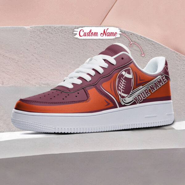 Tubopro Virginia Tech Hokies NCAA Air Low-Top Sneakers Shoes For Men And Women - Image 3