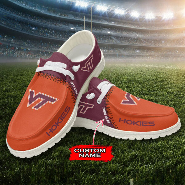 Tubopro Virginia Tech Hokies Personalized Hey Dude Shoes For Men And Women