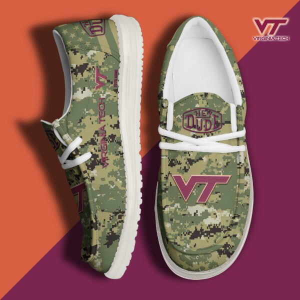 Tubopro Virginia Tech Hokies Personalized Hey Dude Shoes For Men And Women