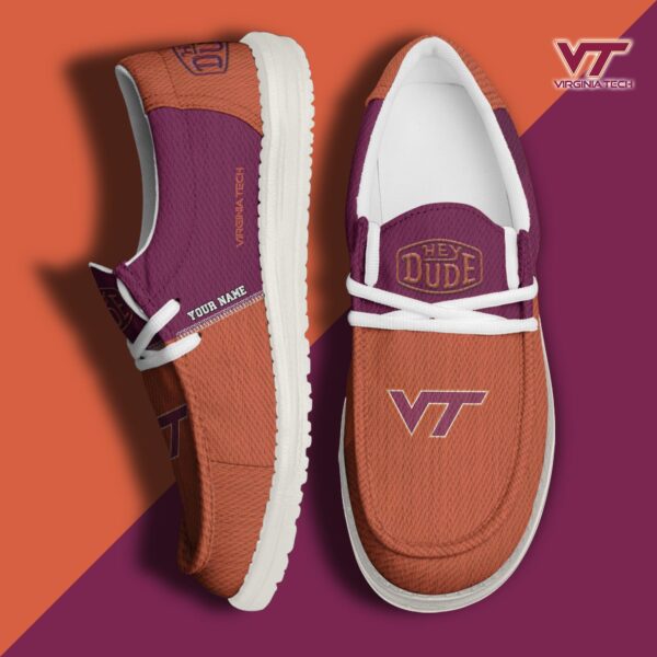 Tubopro Virginia Tech Hokies Personalized Hey Dude Shoes For Men And Women