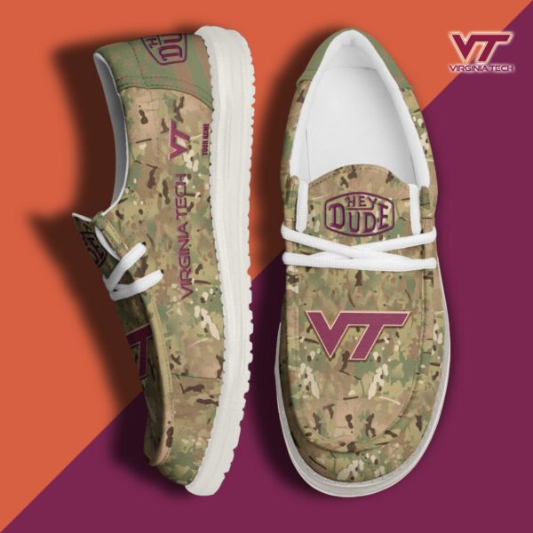 Tubopro Virginia Tech Hokies Personalized Hey Dude Shoes For Men And Women