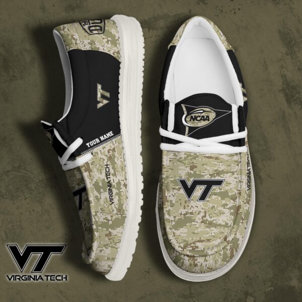 Tubopro Virginia Tech Hokies Personalized Hey Dude Shoes For Men And Women