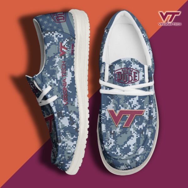 Tubopro Virginia Tech Hokies Personalized Hey Dude Shoes For Men And Women