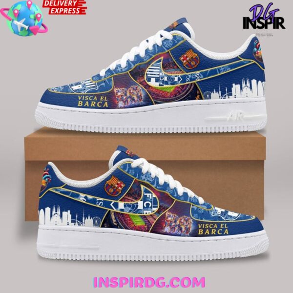Tubopro Visca El Barcelona Air Low-Top Sneakers Shoes For Men And Women - Image 2