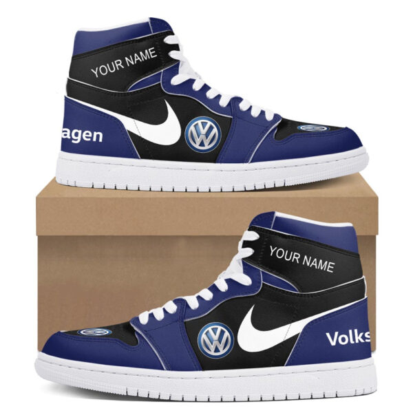 Tubopro Volkswagen AJ1 High Sneakers Shoes For Men And Women - Image 2