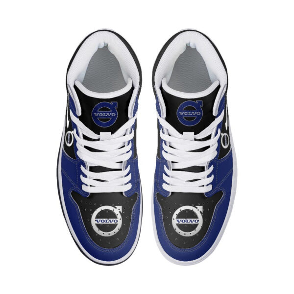 Tubopro Volvo Trucks AJ1 High Sneakers Shoes For Men And Women - Image 3