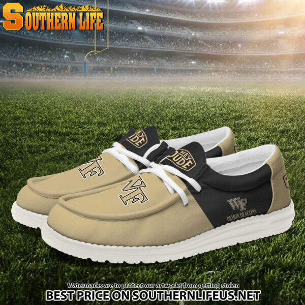Tubopro Wake Forest Demon Deacons Personalized Hey Dude Shoes For Men And Women - Image 2