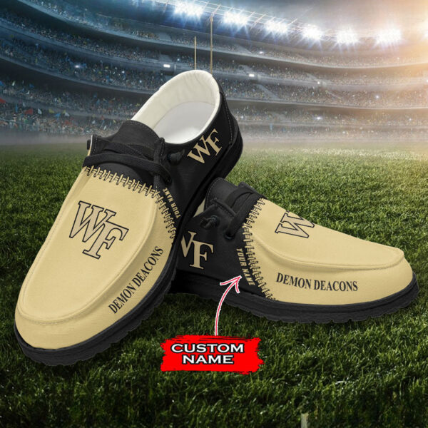Tubopro Wake Forest Demon Deacons Personalized Hey Dude Shoes For Men And Women