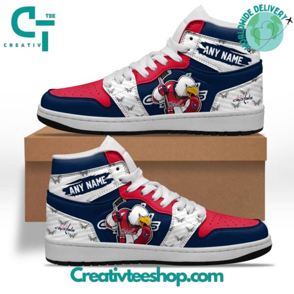 Tubopro Washington Capitals AJ1 High Sneakers Shoes For Men And Women