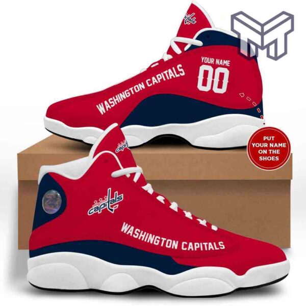 Tubopro Washington Capitals AJ13 Sneakers Shoes For Men And Women