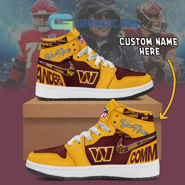 Tubopro Washington Commanders AJ1 High Sneakers Shoes For Men And Women
