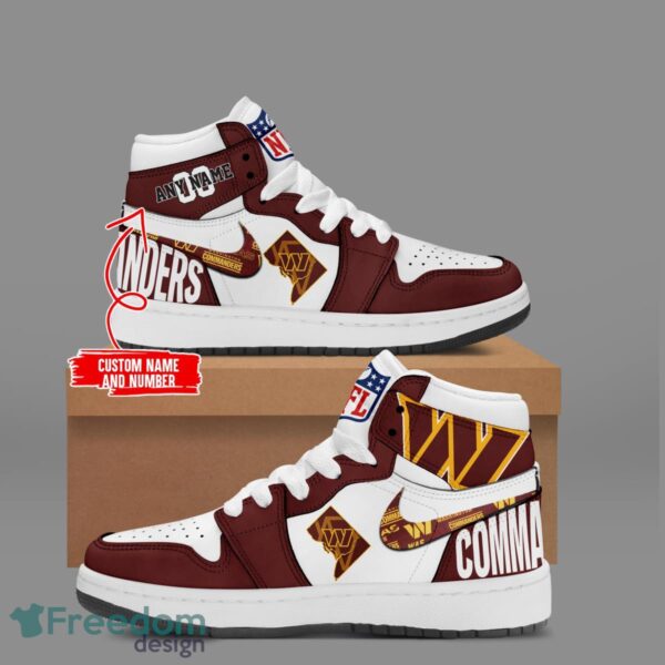 Tubopro Washington Commanders AJ1 High Sneakers Shoes For Men And Women