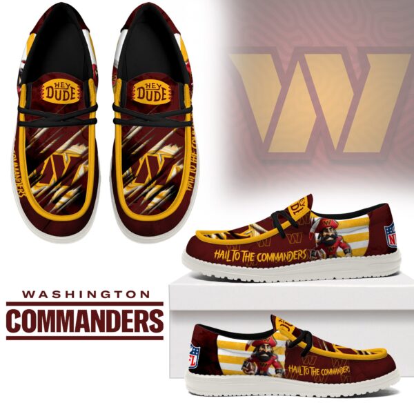 Tubopro Washington Commanders Personalized Hey Dude Shoes For Men And Women
