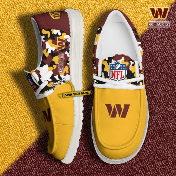 Tubopro Washington Commanders Hey Dude Shoes For Men And Women - Image 2