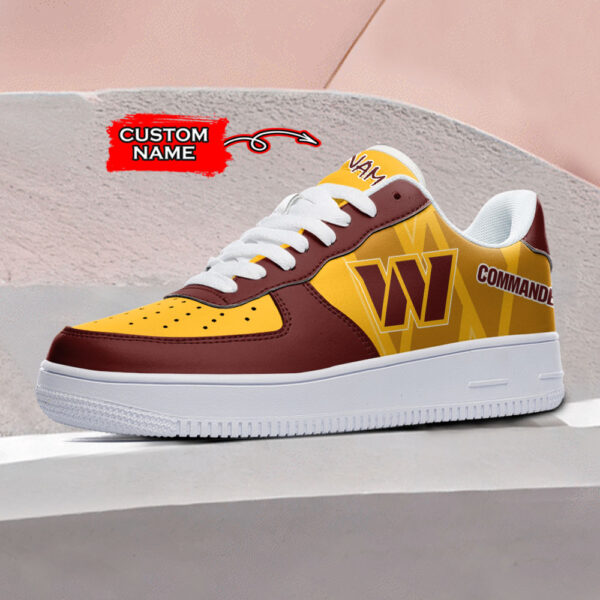 Tubopro Washington Commanders NFL Air Low-Top Sneakers Shoes For Men And Women - Image 2