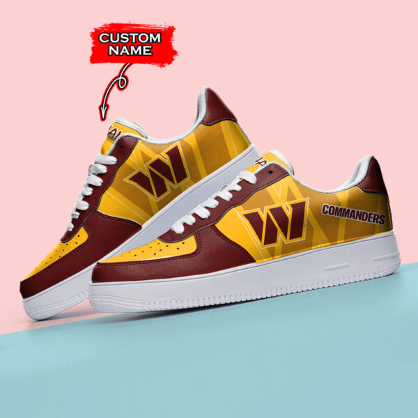 Tubopro Washington Commanders NFL Air Low-Top Sneakers Shoes For Men And Women - Image 3