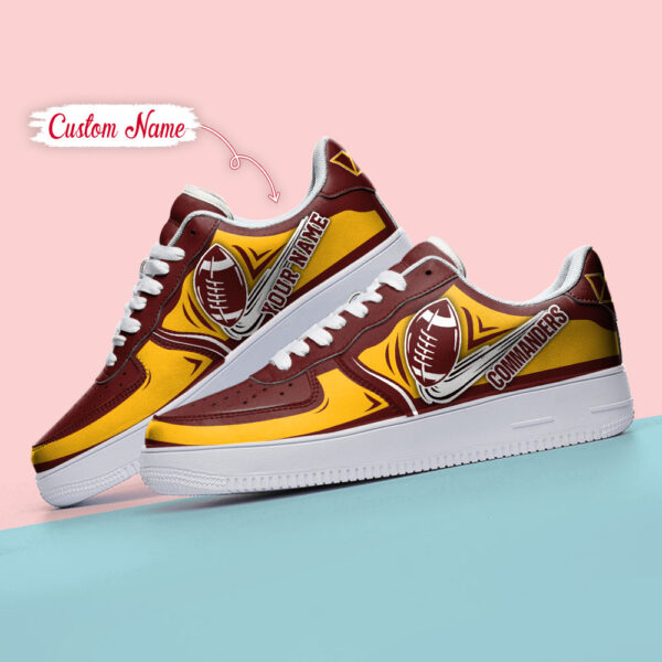 Tubopro Washington Commanders NFL Air Low-Top Sneakers Shoes For Men And Women - Image 4