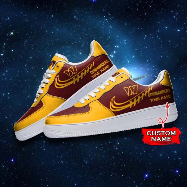 Tubopro Washington commanders NFL Air Low-Top Sneakers Shoes For Men And Women - Image 3