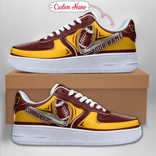 Tubopro Washington Commanders NFL Air Low-Top Sneakers Shoes For Men And Women - Image 2