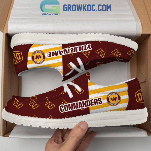 Tubopro Washington Commanders Personalized Hey Dude Shoes For Men And Women