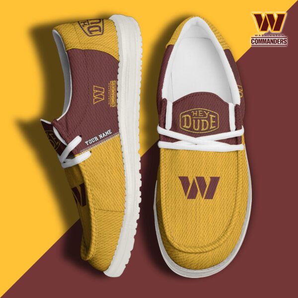 Tubopro Washington Commanders Personalized Hey Dude Shoes For Men And Women