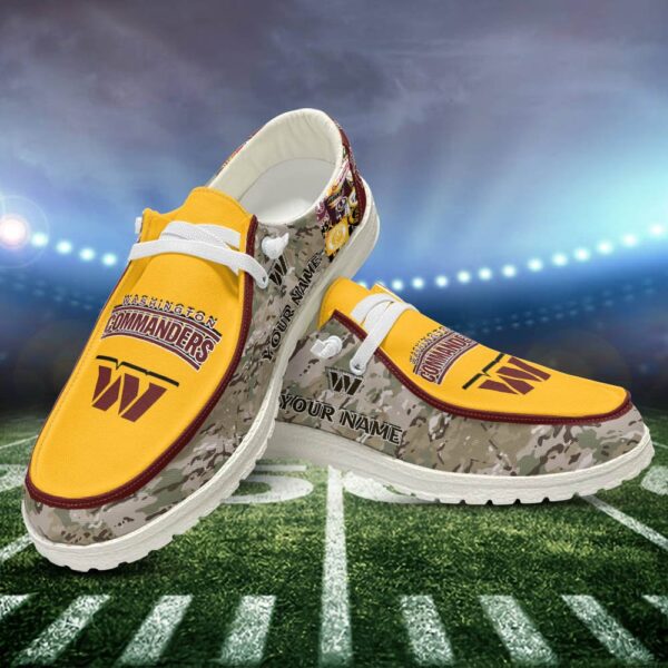 Tubopro Washington Commanders Personalized Hey Dude Shoes For Men And Women