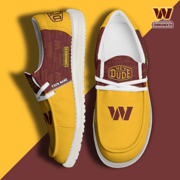 Tubopro Washington Commanders Personalized Hey Dude Shoes For Men And Women